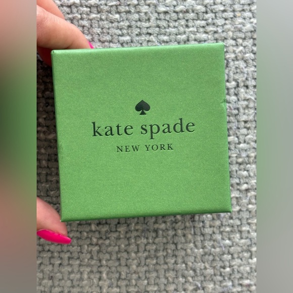 Kate Spade New York “Victoria” Clear & Gold Earrings - Picture 6 of 6